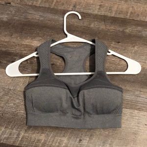 Gray Sports Bra